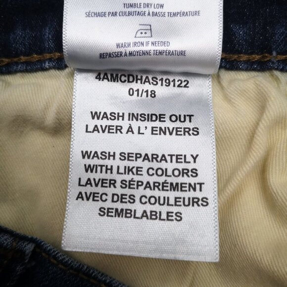 Denver Hayes Men's Size 38/30 Medium Wash Straight Legs Blue Jeans - Picture 6 of 14